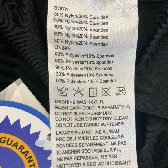 Baleaf women’s navy 1 piece swimsuit Size Large - Picture 4 of 4